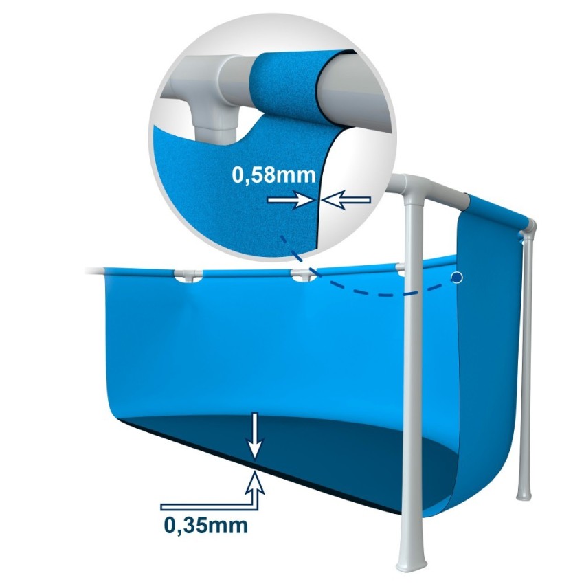 Piscinas elevadas INTEX Clearview com depuradora | Intex.pt