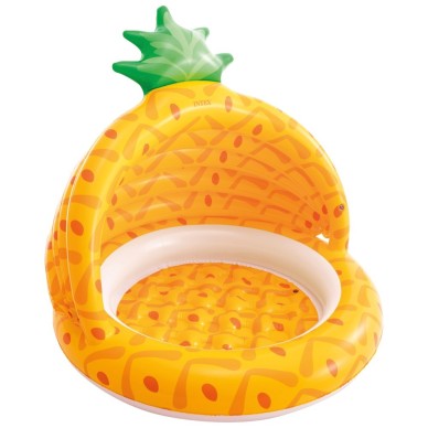 Piscinas hinchable infantil INTEX piña con parasol |INTEX