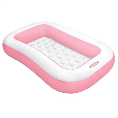 Piscina inflável retangular rosa | INTEX