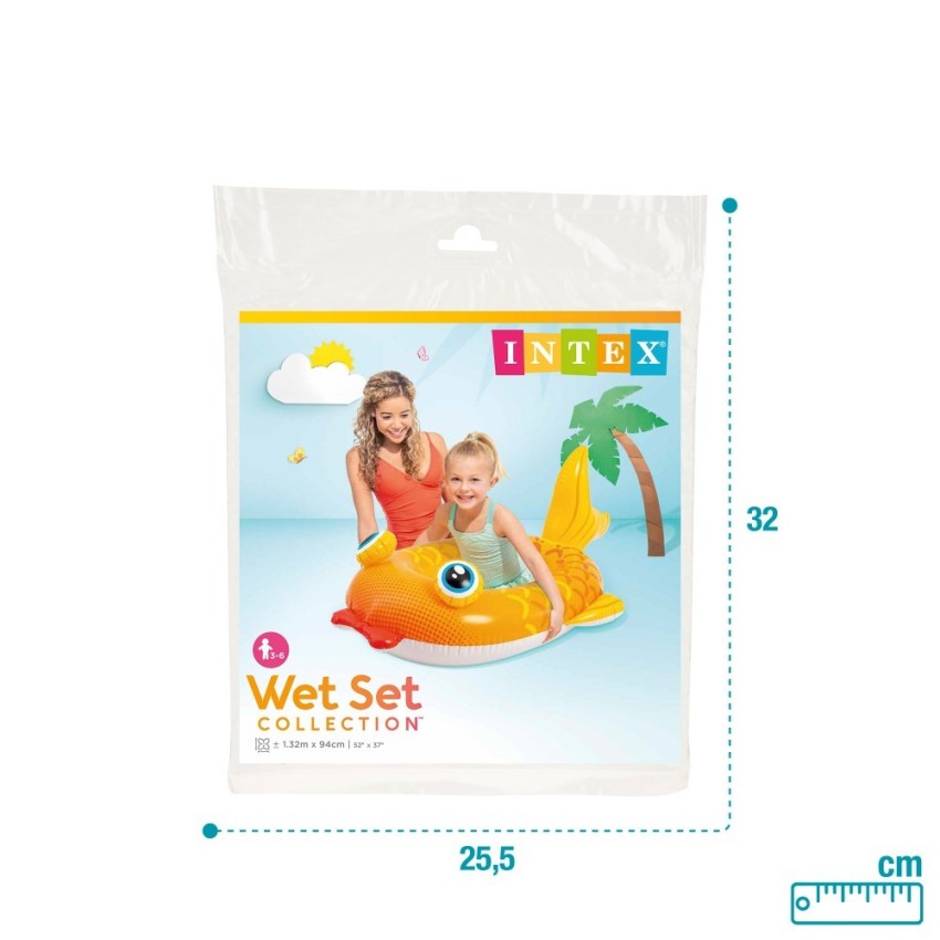 Barco inflável infantil, 3 cores sortidas | INTEX