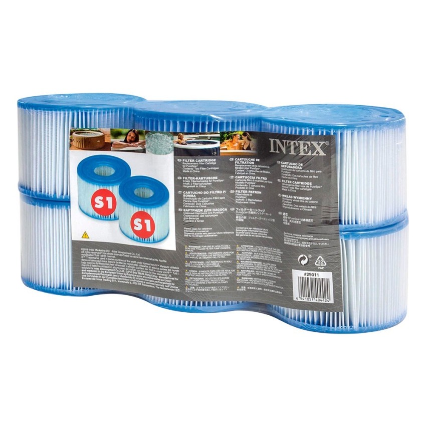 Pack 6 filtros S1 Spas insufláveis | Loja Oficial INTEX