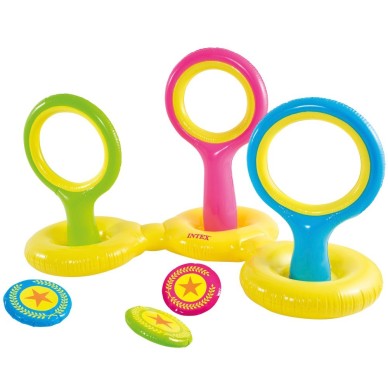 Jogo inflável e flutuante de frisbees | INTEX