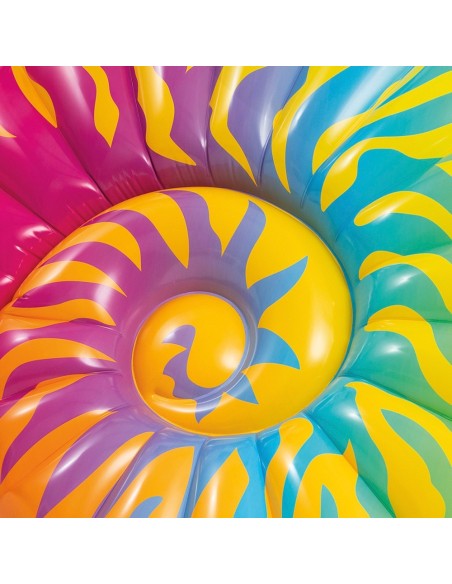 Colchão de concha inflável arco-íris | INTEX