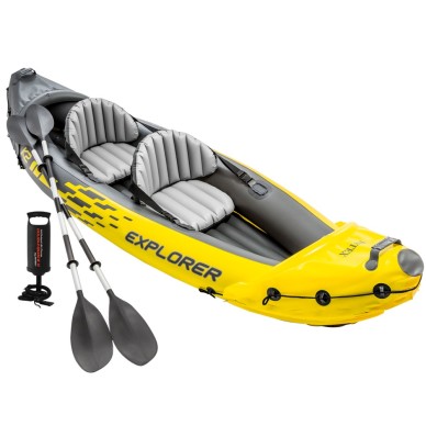 Kayak hinchable Explorer K2 INTEX 312x91x51 cm