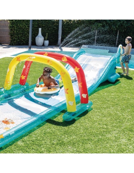 Pista deslizante aquática c/tobogã | INTEX