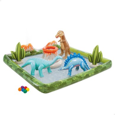 Centro de jogos aquáticos de dinossauros infláveis...
