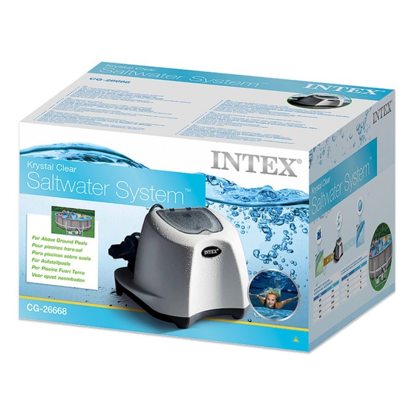 Pack Piscina tubular Prism Frame Clearview Ø488x122 cm com 6 acessórios | INTEX