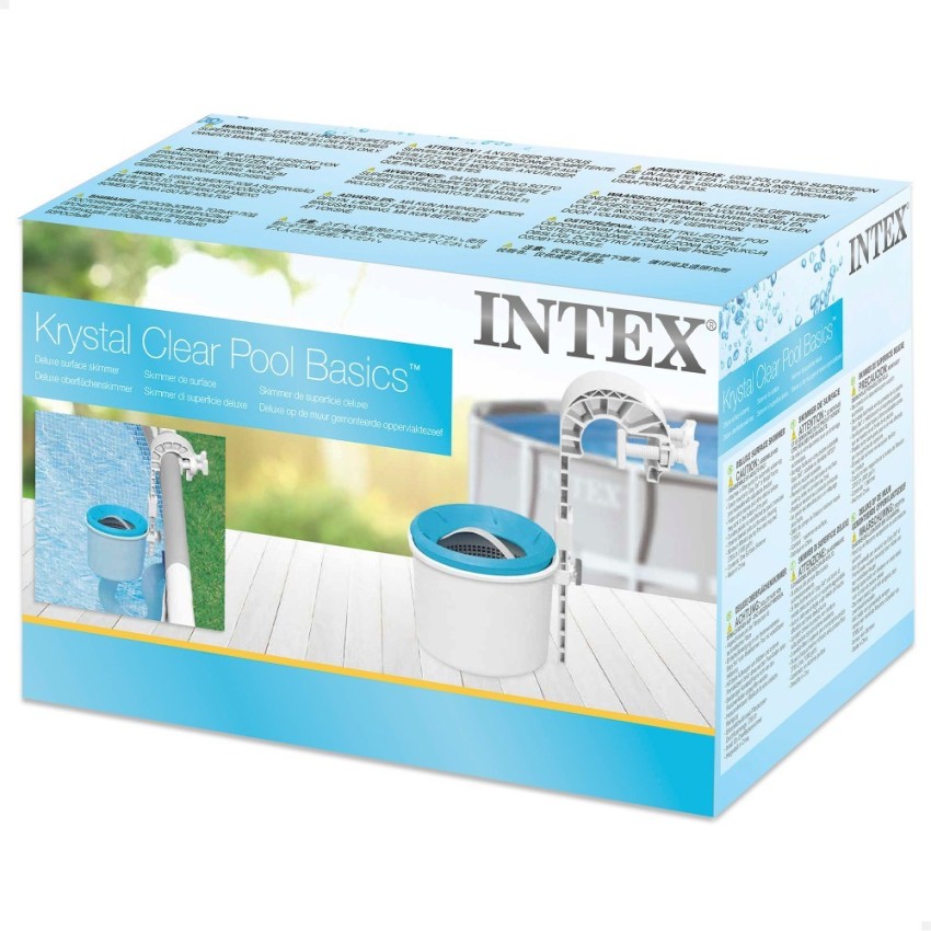 Pack Piscina tubular Prism Frame Clearview Ø488x122 cm com 6 acessórios | INTEX