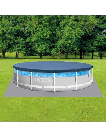 Pack Piscina Prism Frame Ø427 cm com 8 acessórios | INTEX