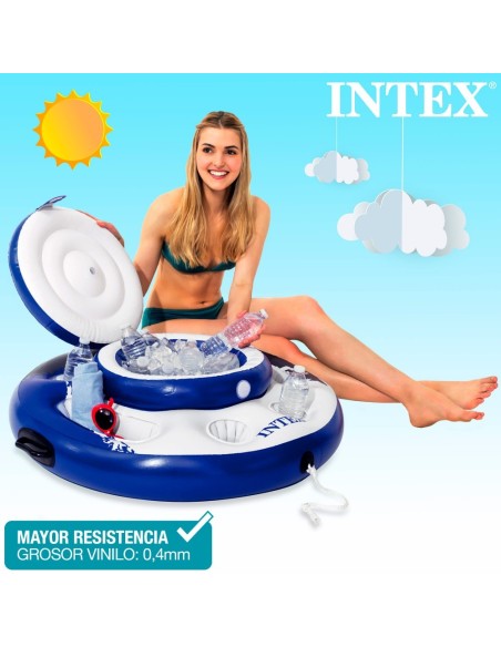 Pack Piscina Prism Frame Ø427 cm com 8 acessórios | INTEX