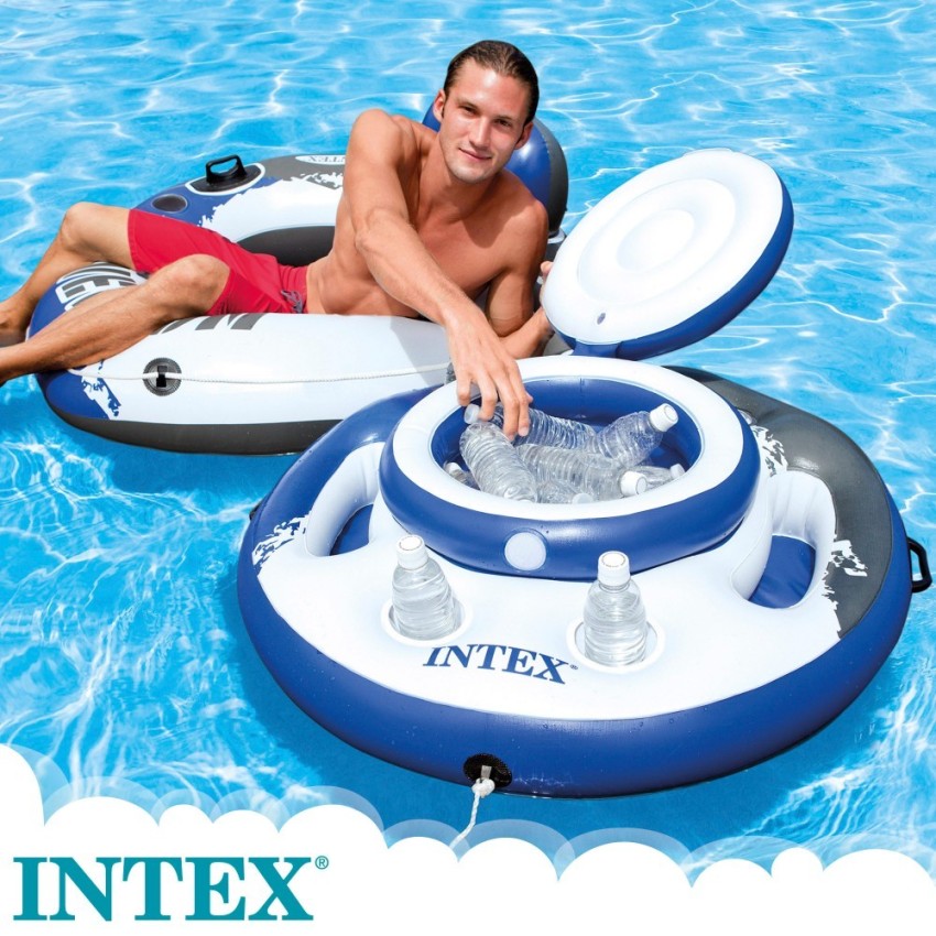 Pack Piscina Prism Frame Ø427 cm com 8 acessórios | INTEX