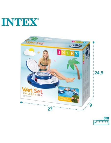 Pack Piscina Prism Frame Ø427 cm com 8 acessórios | INTEX