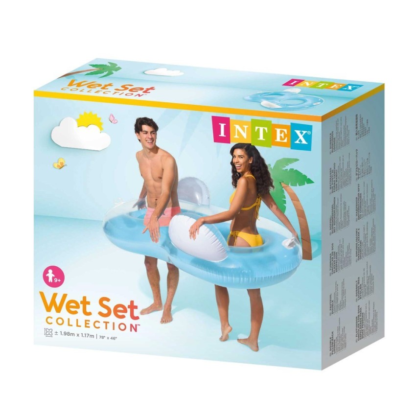 Pack Piscina Prism Frame Ø427 cm com 8 acessórios | INTEX