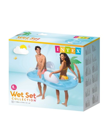 Pack Piscina Prism Frame Ø427 cm com 8 acessórios | INTEX