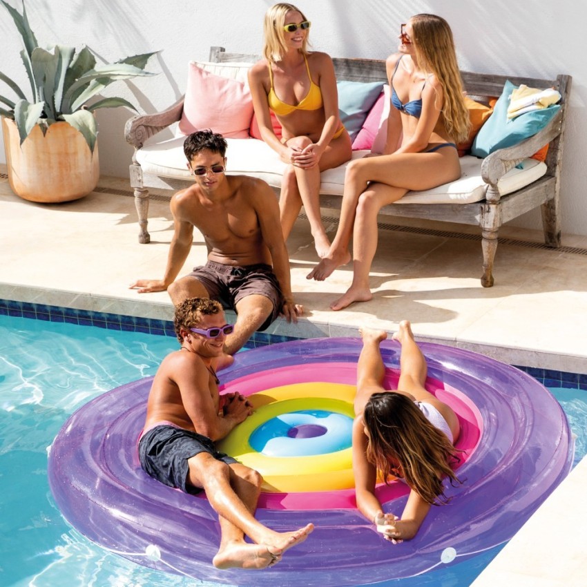 Pack Piscina Prism Frame Ø427 cm com 8 acessórios | INTEX