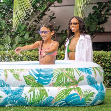 Piscina inflável tropical com bujão de drenagem | INTEX 2