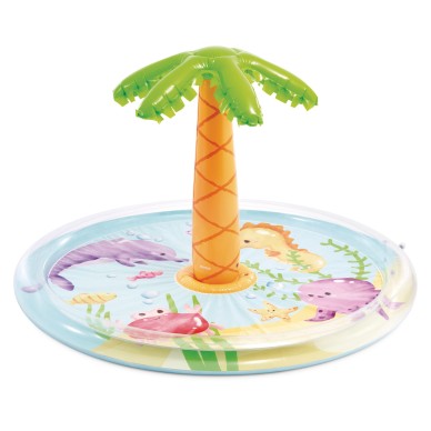 Piscina infantil inflável Spray Palmera com pulverizador de água | INTEX