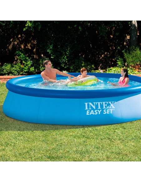 Pack Piscina insuflável Easy Set Ø366x76 cm com 5 acessórios | INTEX