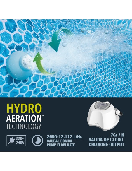 Pack Ultra XTR Frame 488x122 cm piscina redonda com 5 acessórios| INTEX