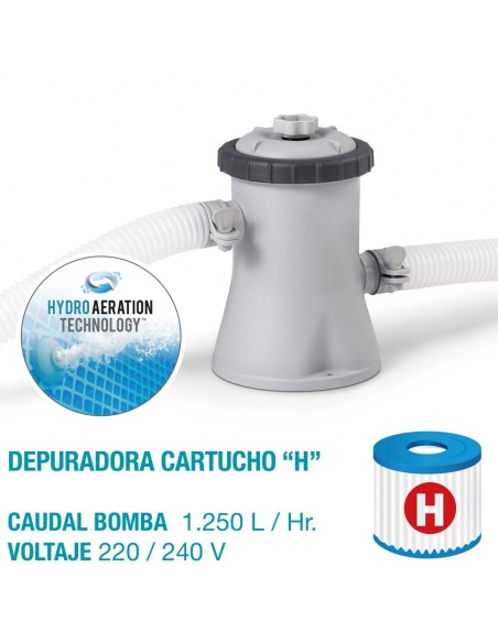 Pack piscina insuflável redonda Easy Set Ø305x61 4 acessórios |INTEX