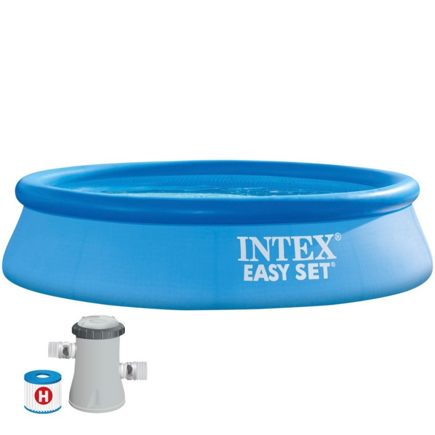 Pack piscina insuflável redonda Easy Set Ø305x61 4 acessórios |INTEX