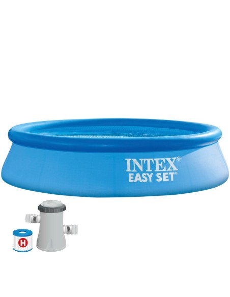 Pack piscina insuflável redonda Easy Set Ø305x61 4 acessórios |INTEX