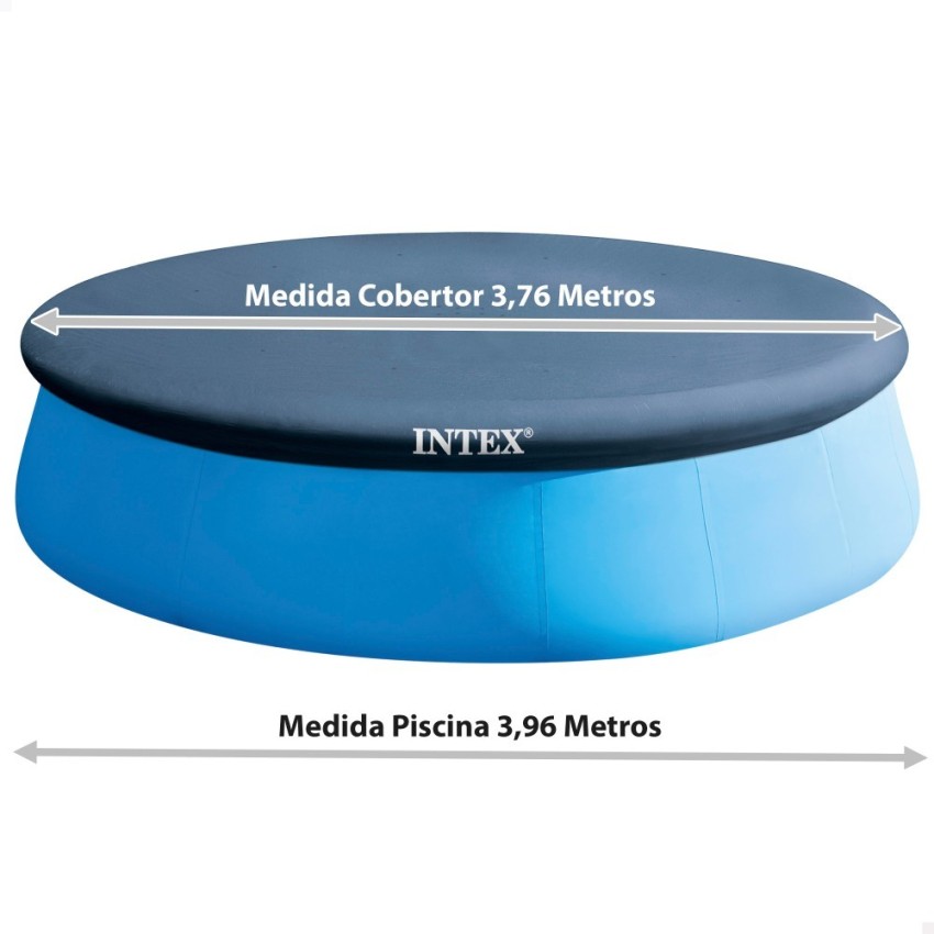 Pack piscina insuflável redonda Easy Set Ø396x84 4 acessórios | INTEX