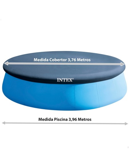 Pack piscina insuflável redonda Easy Set Ø396x84 4 acessórios | INTEX