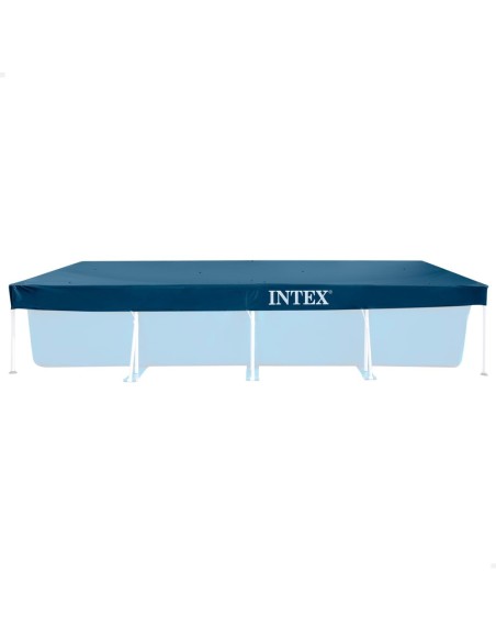 Piscina desmontável retangular Small Frame 450x220x84 cm 5 acessórios
