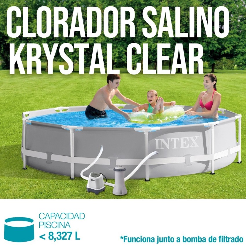 Piscina desmontável retangular Small Frame 450x220x84 cm 5 acessórios