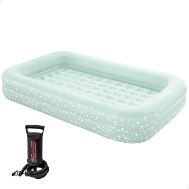 Camas insufláveis infantis | Kit Intex cama júnior de viagem, 3-6 anos