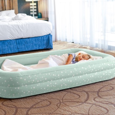 Camas insufláveis infantis | Kit Intex cama júnior de viagem, 3-6 anos 2