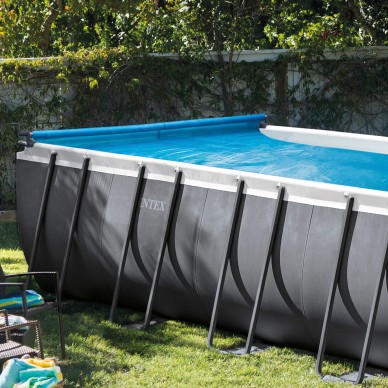 Enrolador de cobertura solar para piscinas acima do solo | INTEX 2