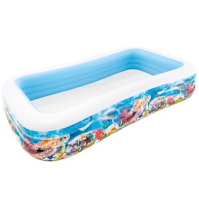 Piscina insuflável infantil Tropical INTEX retangular | Intex.pt
