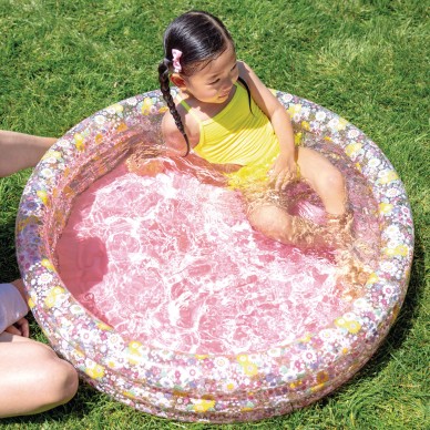 Piscina inflável floral 86x25 cm para crianças de 1 a 3 anos | INTEX 2