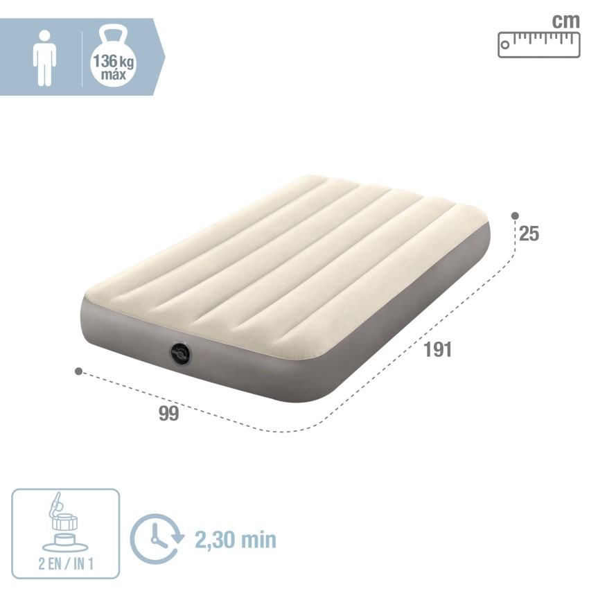 Colchões insufláveis Dura-Beam | INTEX