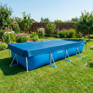 Cobertura para piscina desmontável 4,60x2,26 m para todo o ano | INTEX 2