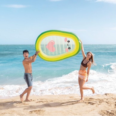 Colchão inflável em formato de abacate 165x114 cm | INTEX 2