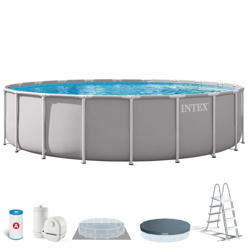 Piscina desmontável D610x132 cm sistema de filtro de cartucho | INTEX