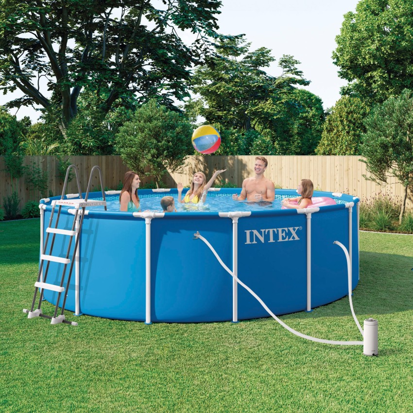Piscina desmontável D457x122 cm sistema de filtro de cartucho | INTEX