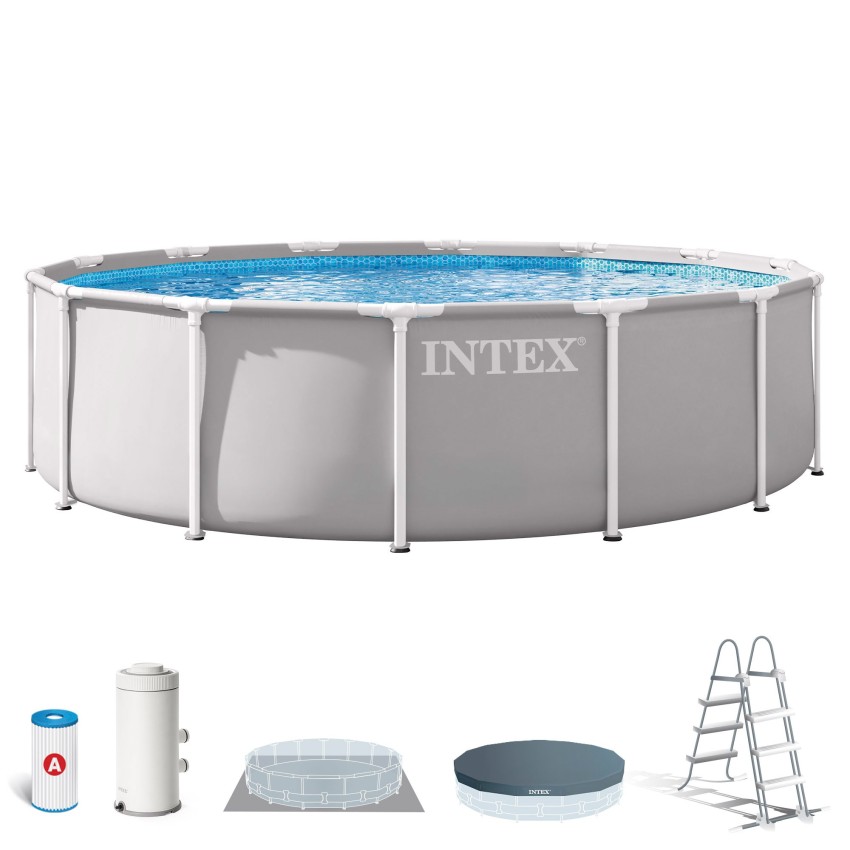 Piscina desmontável D427x107 cm sistema de filtro de cartucho | INTEX