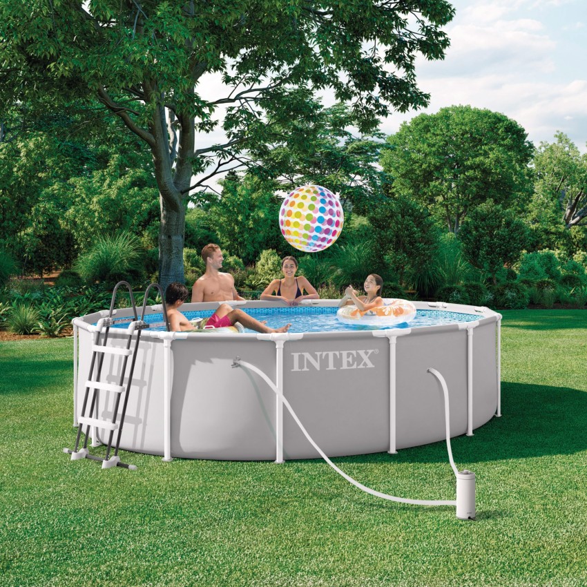 Piscina desmontável D427x107 cm sistema de filtro de cartucho | INTEX