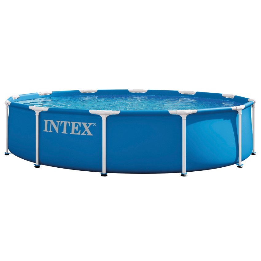 Piscina redonda amovível D366x76 cm Metal Frame | INTEX