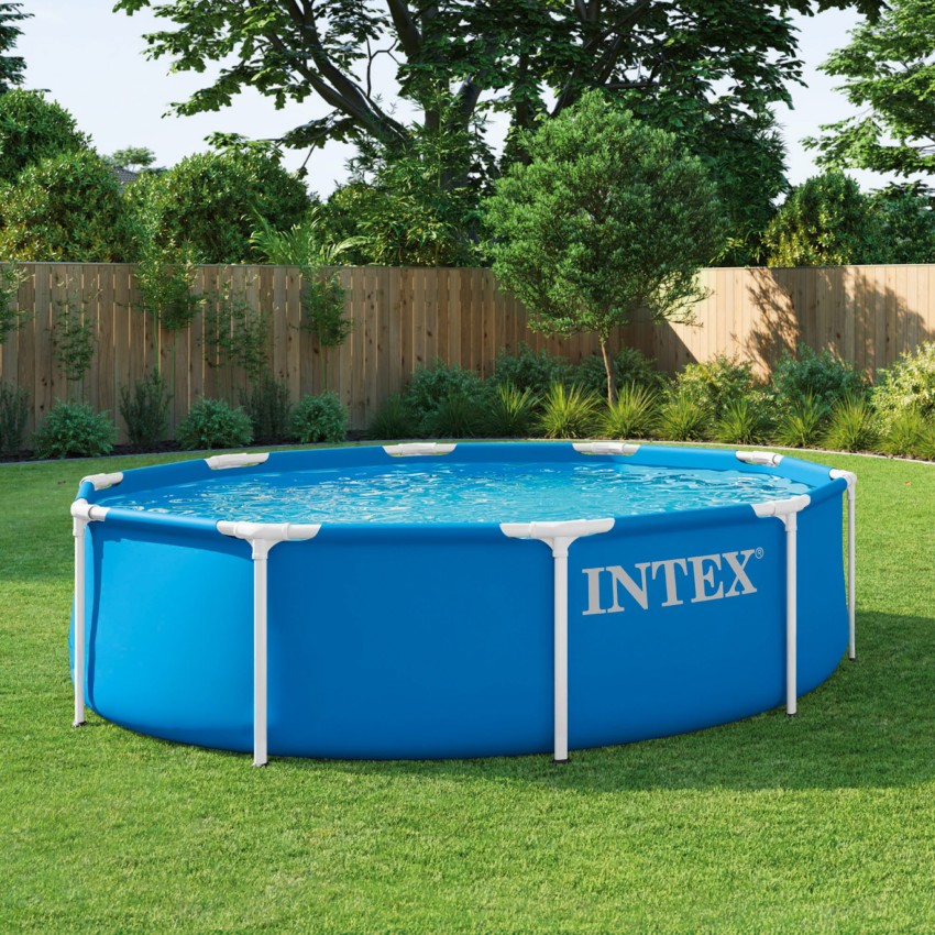 Piscina redonda amovível D305x76 cm Metal Frame | INTEX