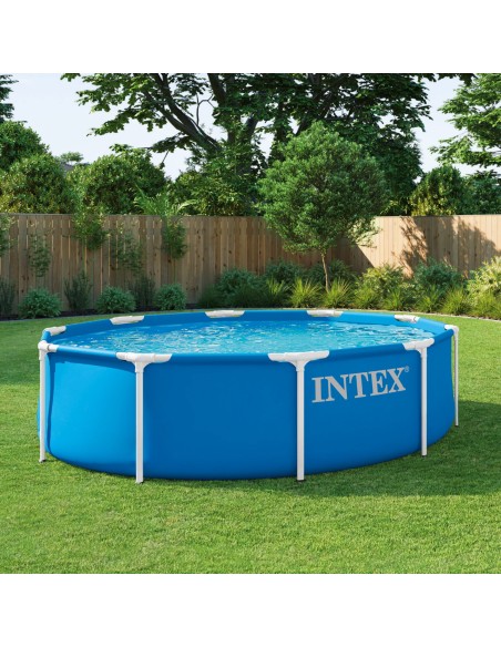 Piscina redonda amovível D305x76 cm Metal Frame | INTEX