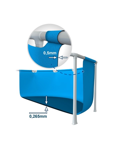 Piscina redonda amovível D305x76 cm Metal Frame | INTEX