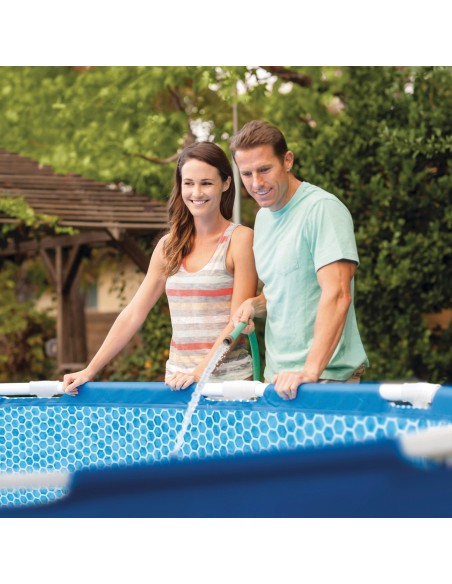 Piscina circular amovível Metal Frame D305x76 cm | INTEX