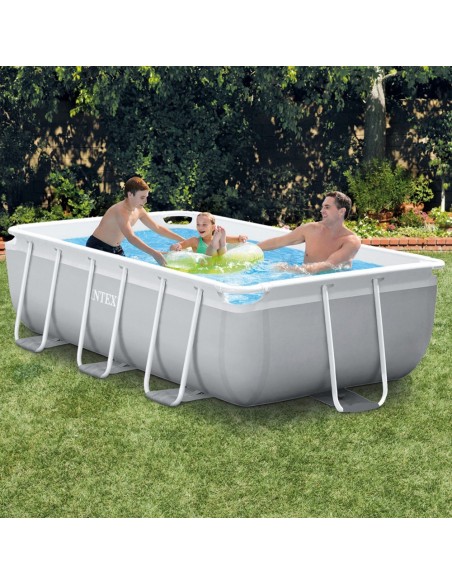Pack de piscina desmontável retangular Prism Frame de 3 metros com 5 acessórios