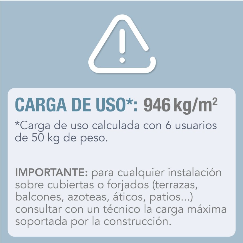 Pack de piscina desmontável retangular Prism Frame de 5 metros com 7 acessórios