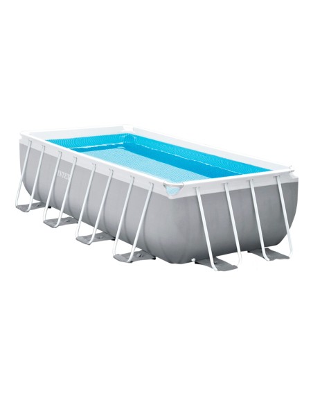 Pack de piscina desmontável retangular Prism Frame de 5 metros com 7 acessórios